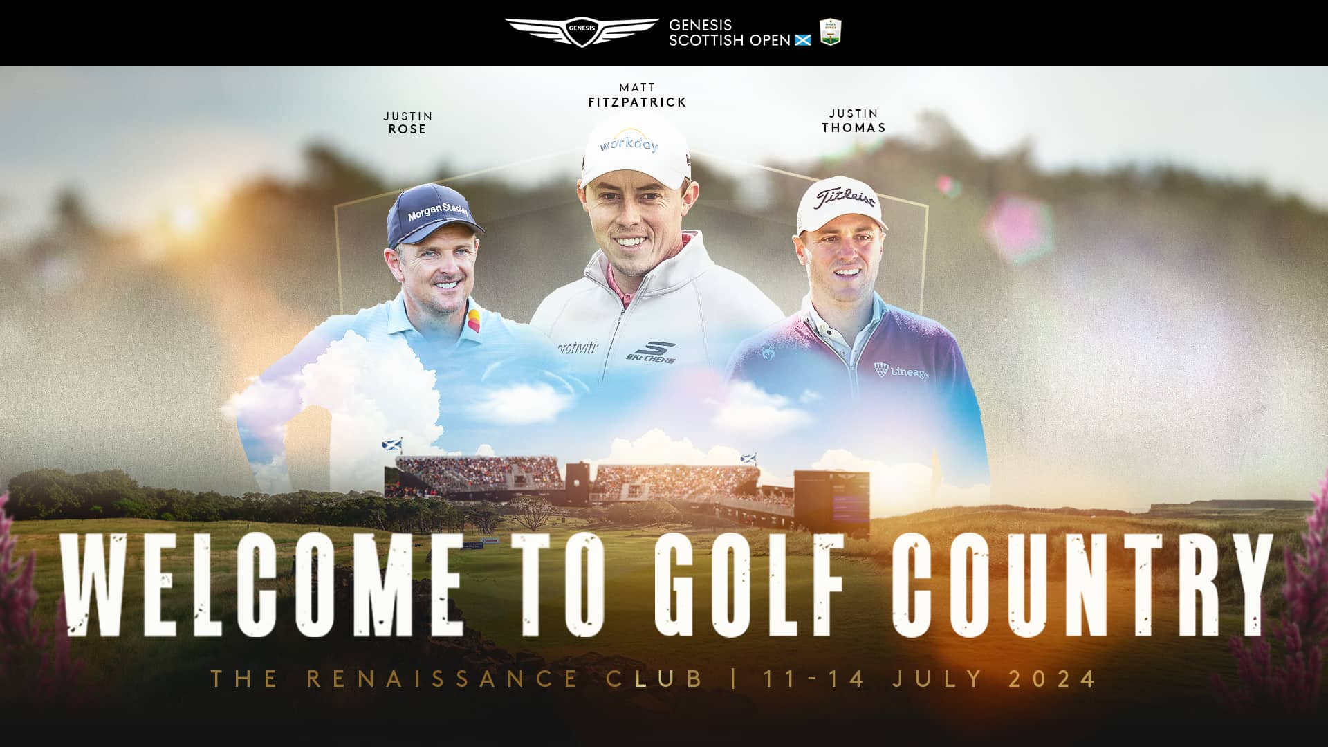 Fitzpatrick, Rose, and Thomas Genesis tour poster