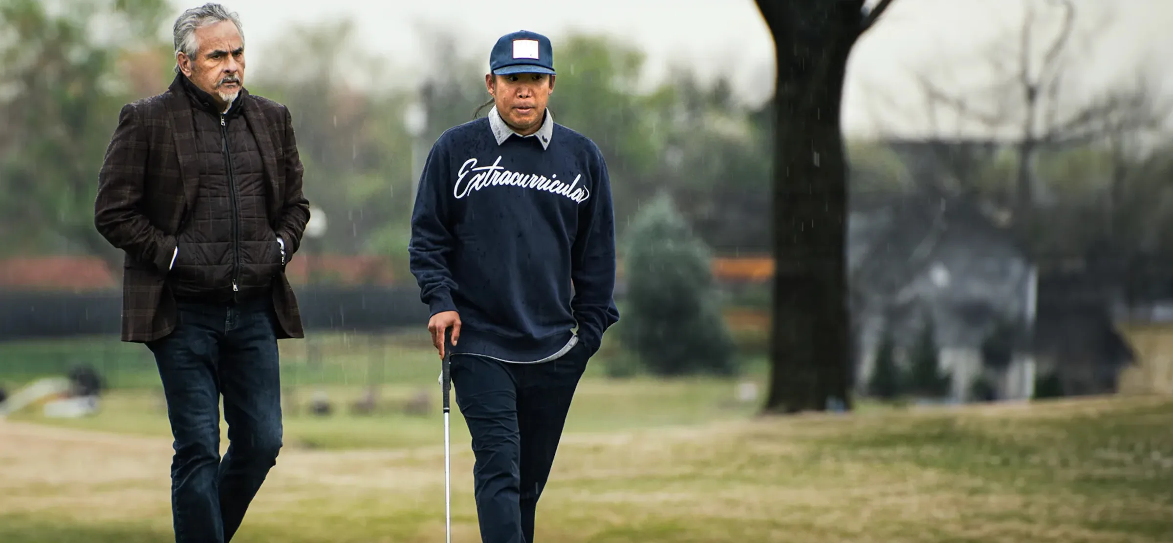 Anthony Kim talks to David Feherty