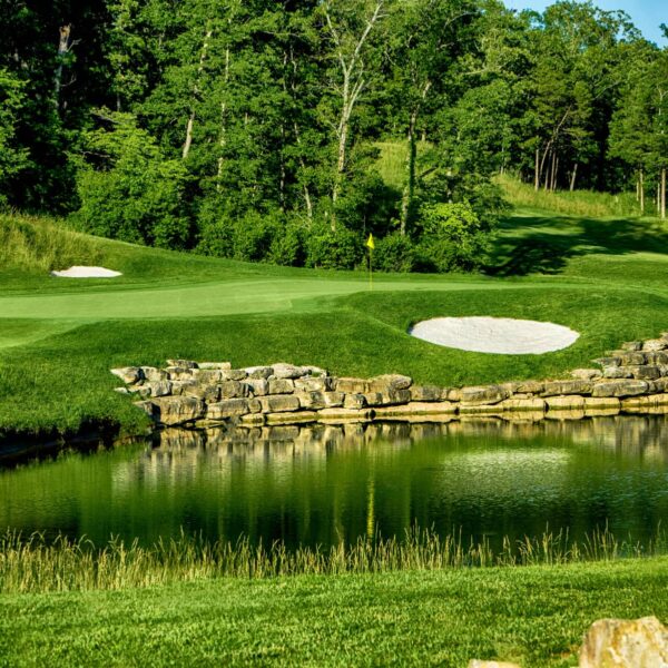 Branson Hills Par 3 16th Hole green