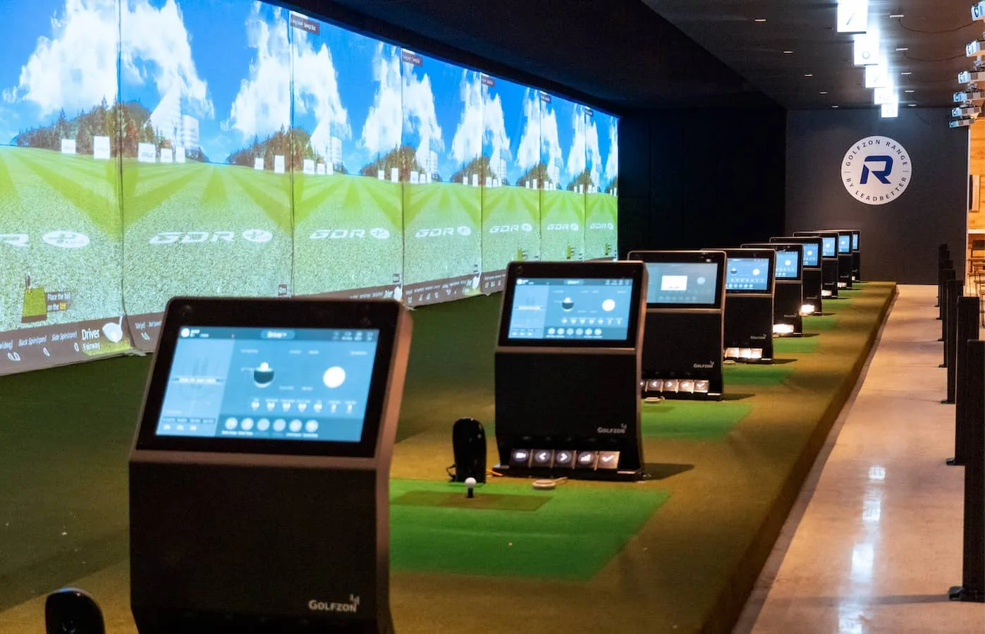 golfzon range leadbetter