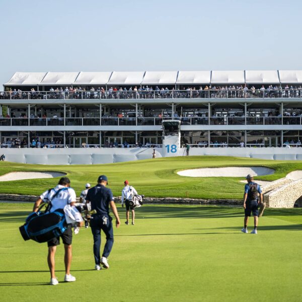 The 18th hole at TPC Craig Ranch