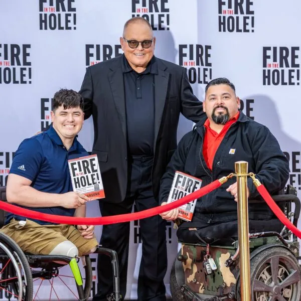 Bob Parsons with vets