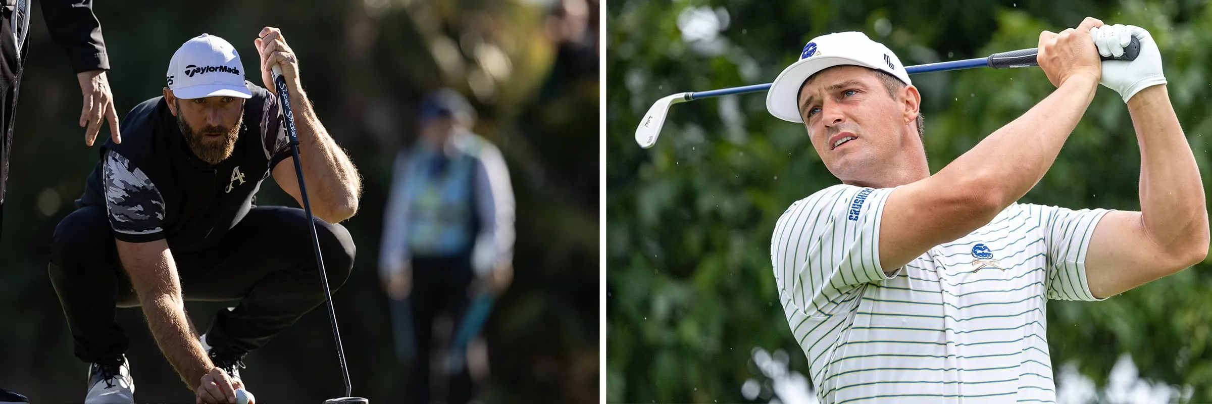 Dustin Johnson and Bryson DeChambeau