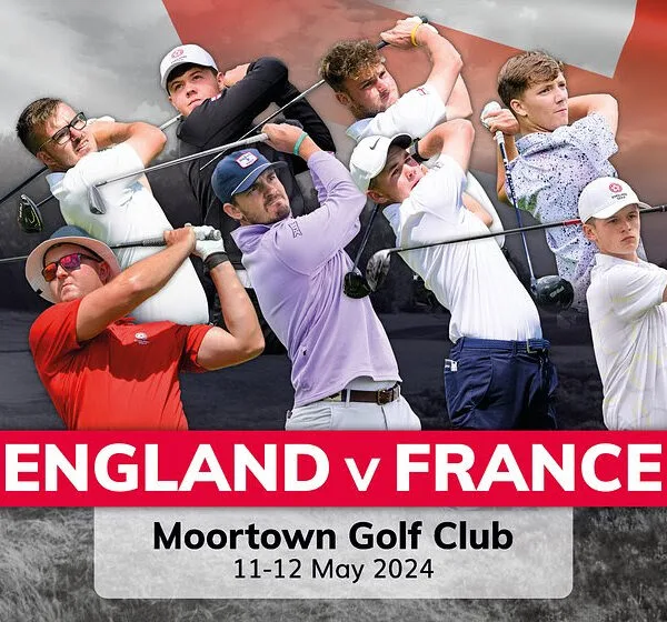 England v France Moortown Golf Club Poster