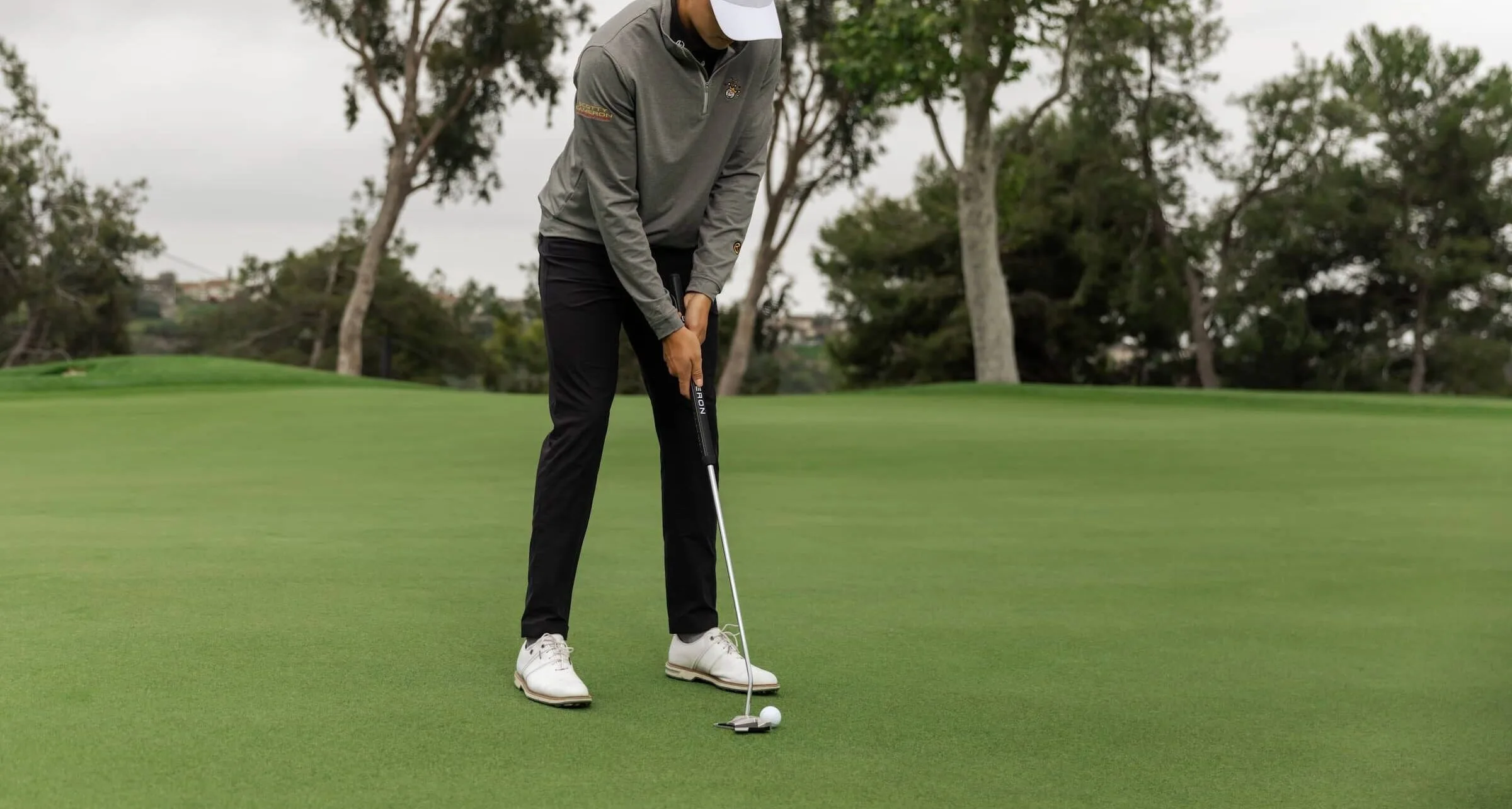 Golfer using Scotty Cameron Long Putter