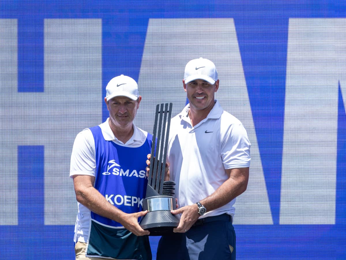 Individual Champion, Captain Brooks Koepka of Smash GC