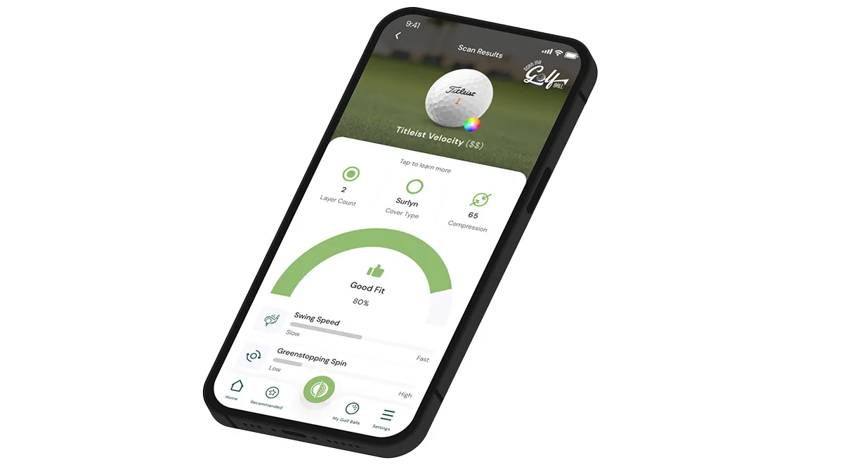 ScanMyGolfBall on mobile phone ios and androids