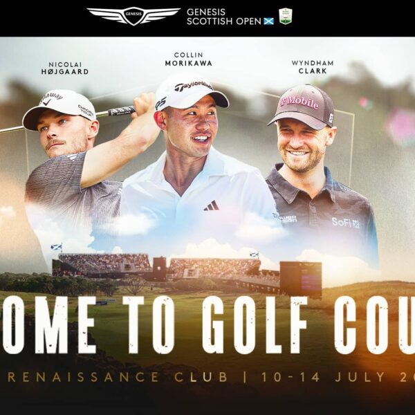 Nicolai Højgaard, Collin Morikawa and Wyndham Clark