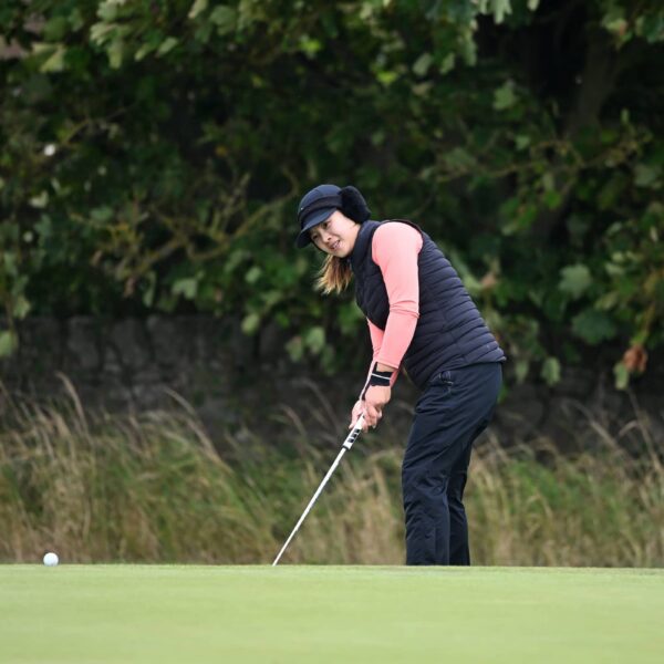 China’s Weiwei Zhang led the qualifiers at Crail Golfing Society