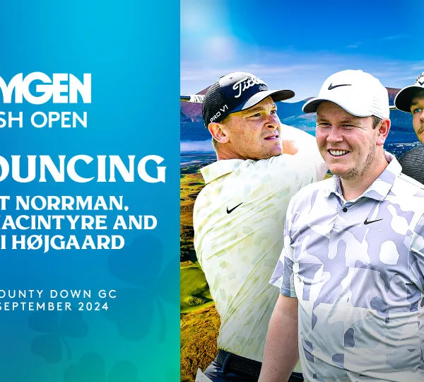 Robert MacIntyre, Nicolai Højgaard and Vincent Norrman
