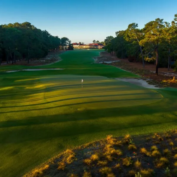 The first hole at No. 2