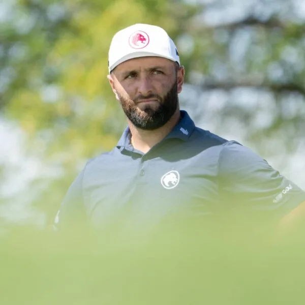 Captain Jon Rahm of Legion XIII seen during the second round of LIV Golf Chicago at Bolingbrook Golf Club