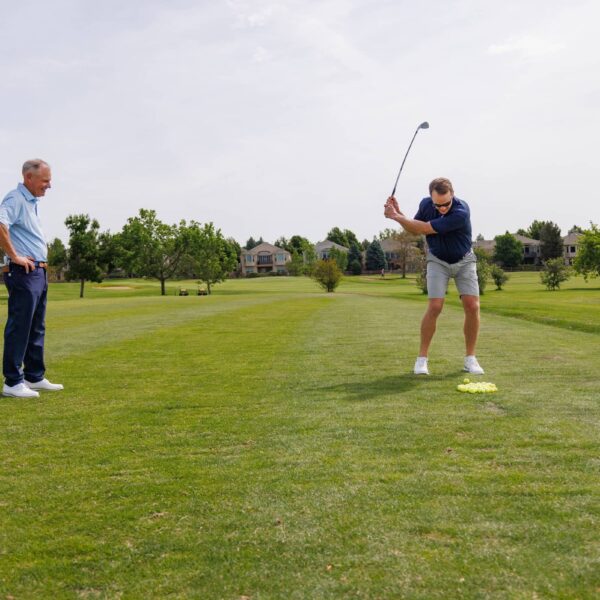 PGA of America Golf Professional of the Year Tony Pancake and Peyton Manning