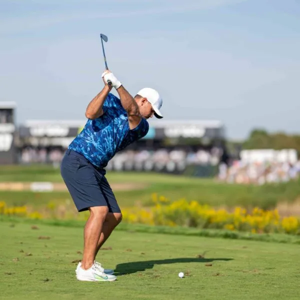 Smash GC Captain Brooks Koepka shot an 8-under 62 on Friday at LIV Golf Chicago.