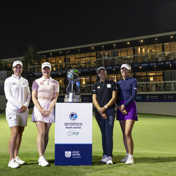 Charley Hull, Carlota Ciganda, Patty Tavatanakit, and Alison Lee