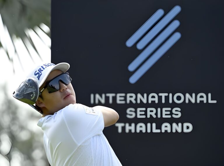 Suteepat Prateeptienchai pictured at Thai Country Club ahead of International Series Thailand, the sixth of 10 events on The International Series schedule