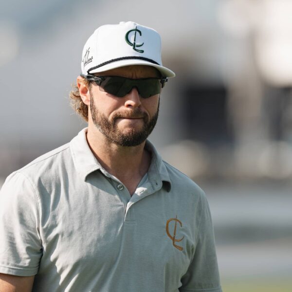 Kalle Samooja pictured at Doha Golf Club during the first round of International Series Qatar, the ninth of 10 events on The International Series in 2024