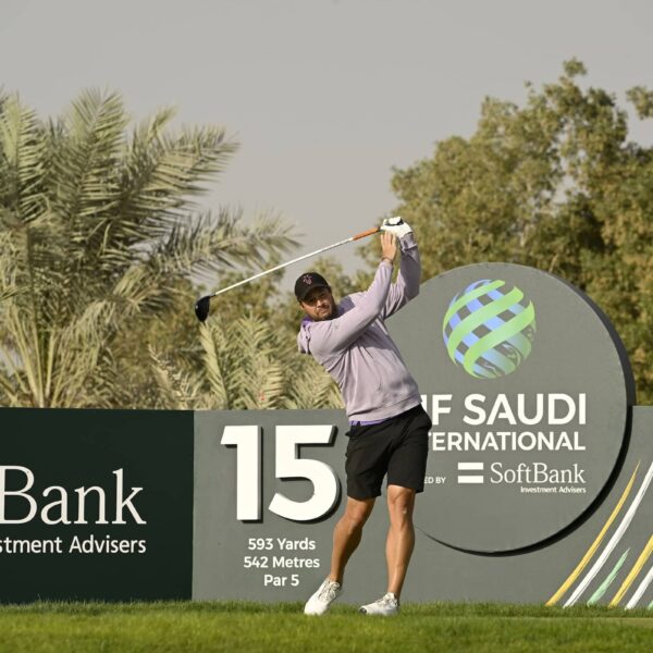 Peter Uihlein pictured at Riyadh Golf Club during the PIF Saudi International powered by SoftBank Investment Advisers, the final event on The International Series in 2024