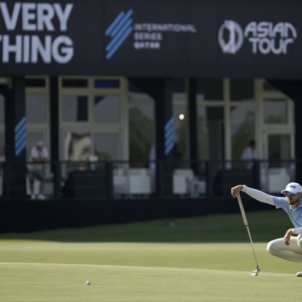 John Catlin pictured at Doha Golf Club