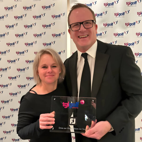 Head of Field FJ Sales Gordon Browne with the award