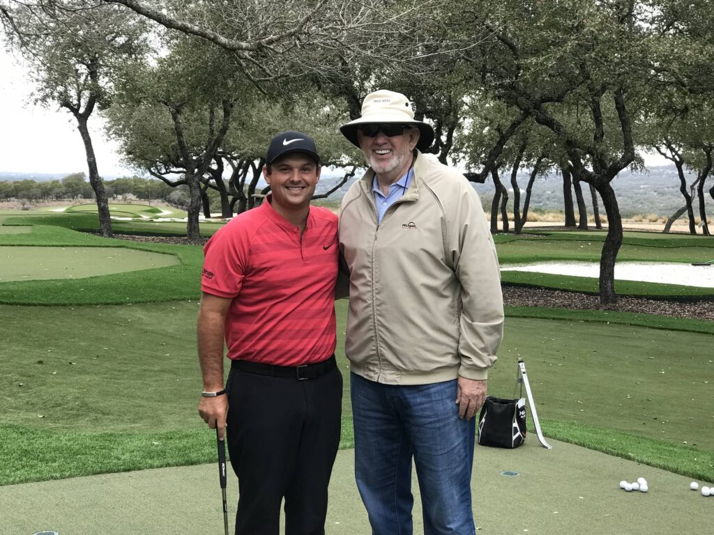 Dave Pelz with Patrick Reed