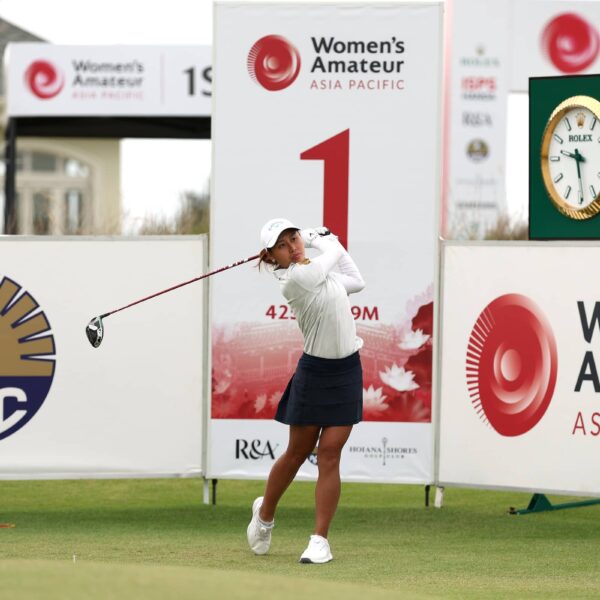 Jeneath Wong of Malaysia leads after the third round of the Women's Amateur Asia-Pacific championship.