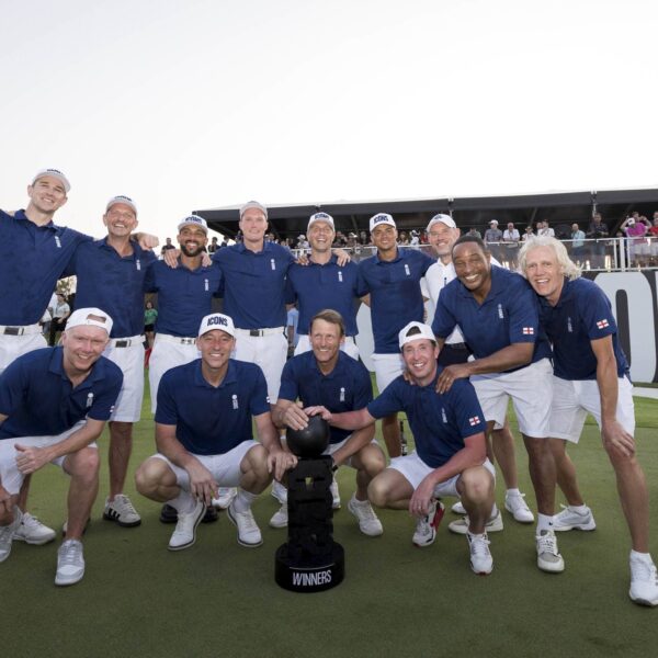 Team England winner of the ICONS of Football Golf Tournament 2025