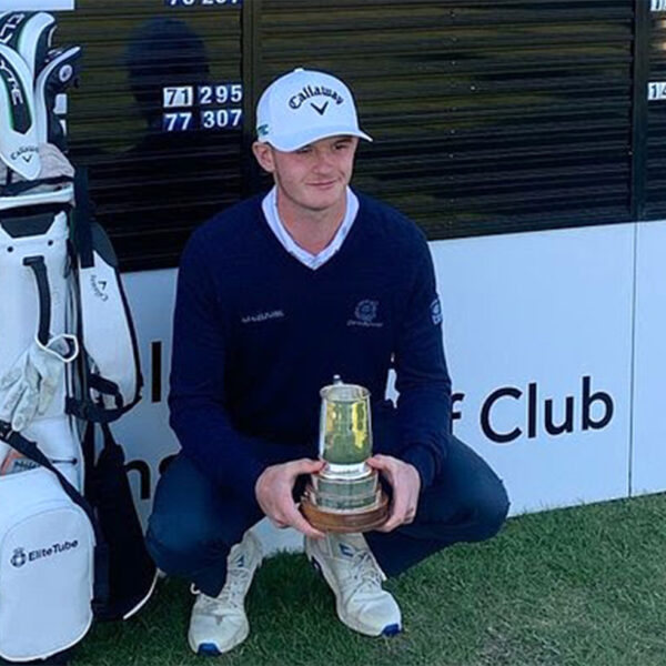 Ben Bolton with the Berkhamsted Trophy