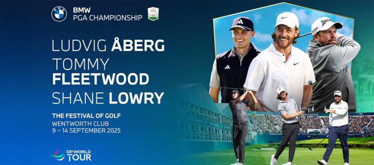 Ludvig Aberg, Tommy Fleetwood and Shane Lowry