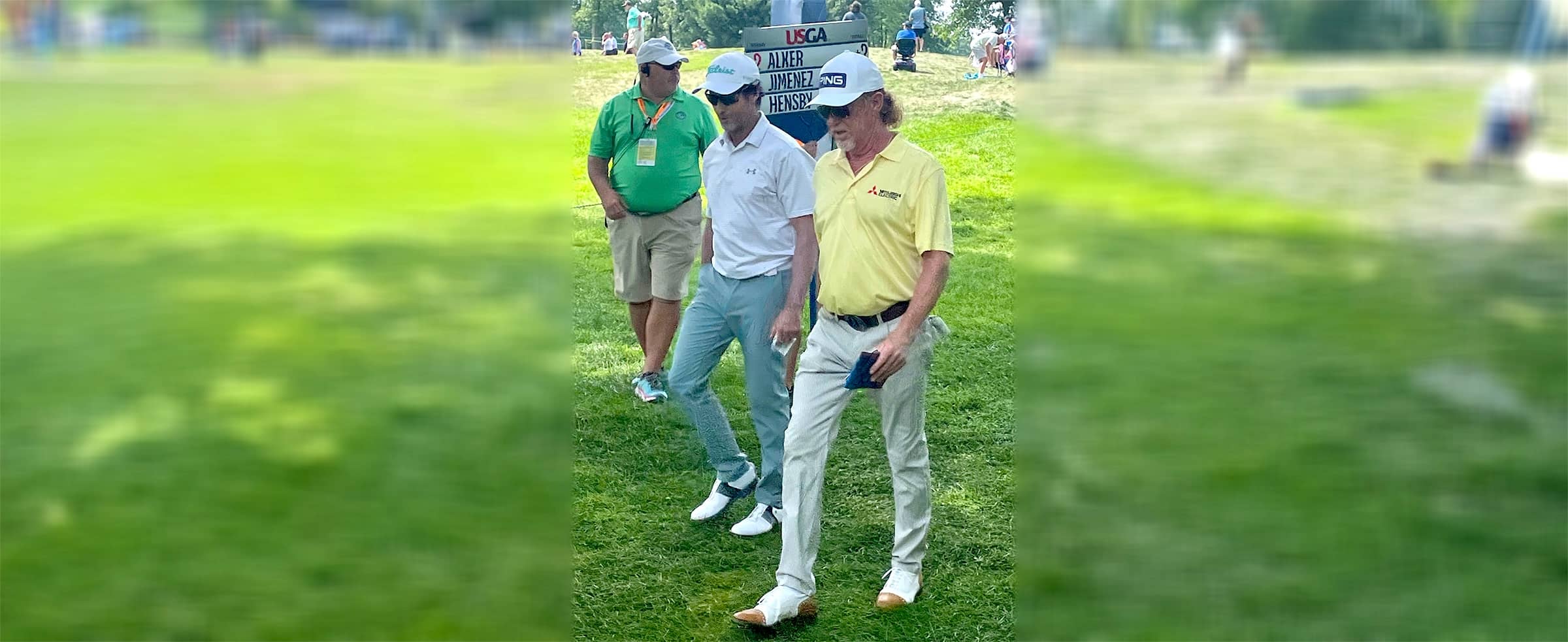 Mark Hensby & Miguel Ángel Jiménez at 2023 U.S. Senior Open