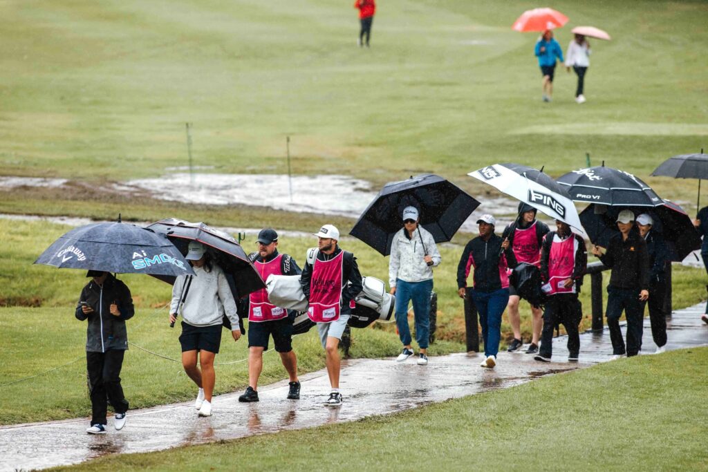 Rain stops play at the Joburg Ladies Open 2025