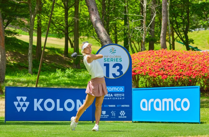 Annabell Fuller pictured at the New Korea Country Club