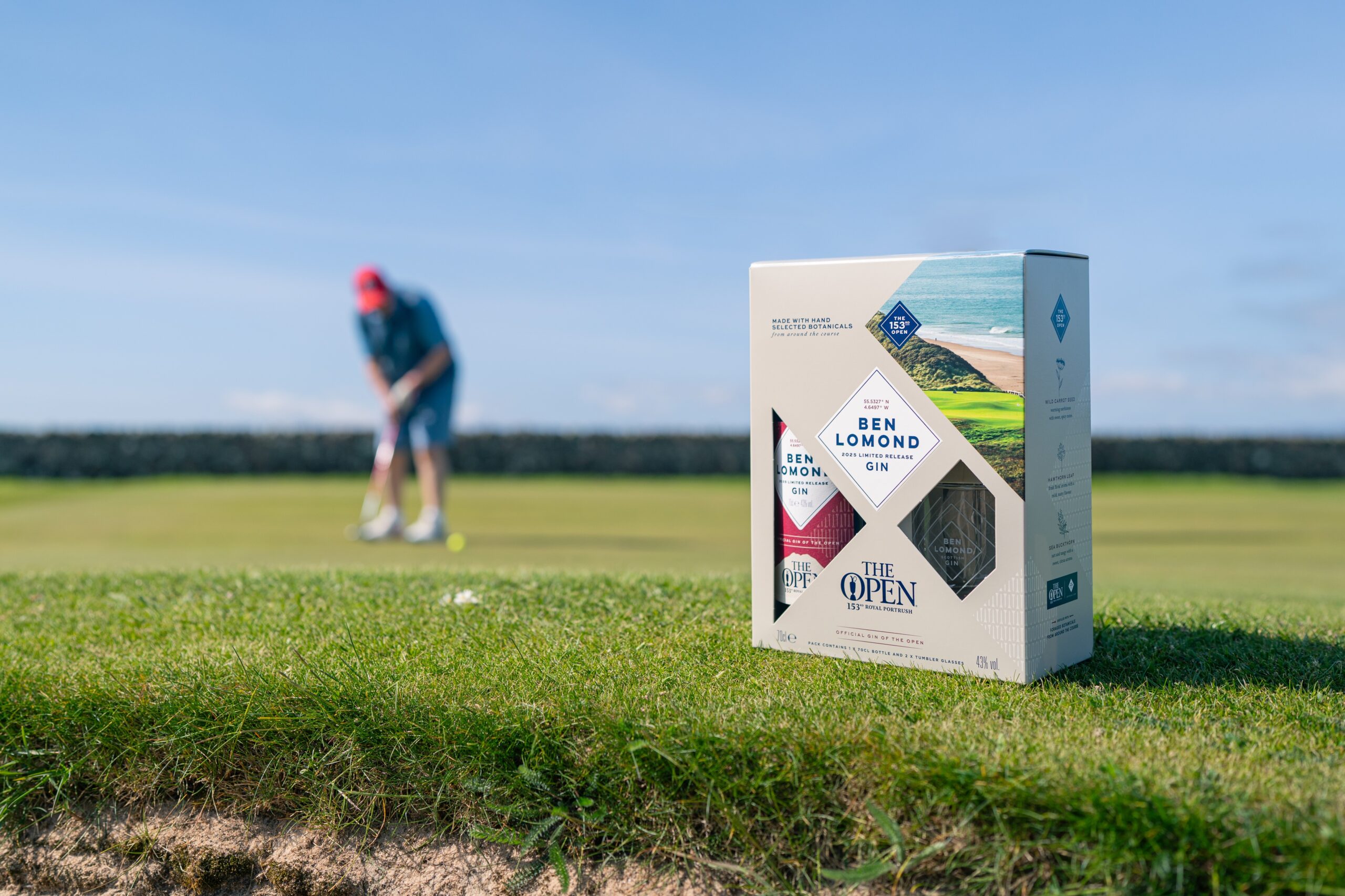 Ben Lomond Gin Boxed on Course