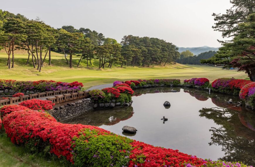 New Korea Country Club pictured ahead of the Aramco Korea Championship, the second of five events on the PIF Global Series in 2025.