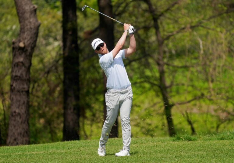 Scott Vincent pictured during Round Two of the 2025 GS Caltex Maekyung Open