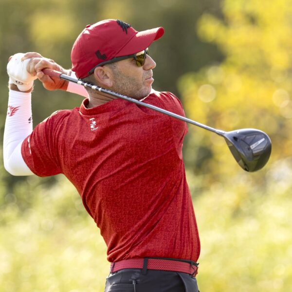 Sergio Garcia Teeing Off