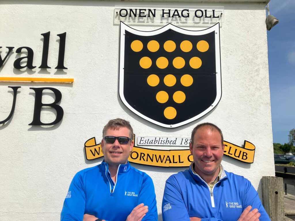 Nicolas Brewaeys (left) ahead of 24 hr challenge