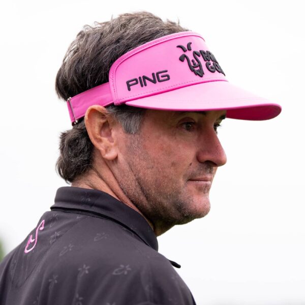 Captain Bubba Watson of RangeGoats GC is seen during the practice round before the start of LIV Golf United Kingdom at JCB Golf & Country Club