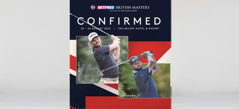 Danny Willett and Dan Brown
