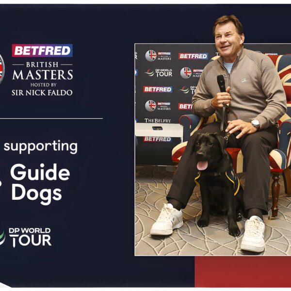 Guide Dogs on British Masters Nick Faldo Tour