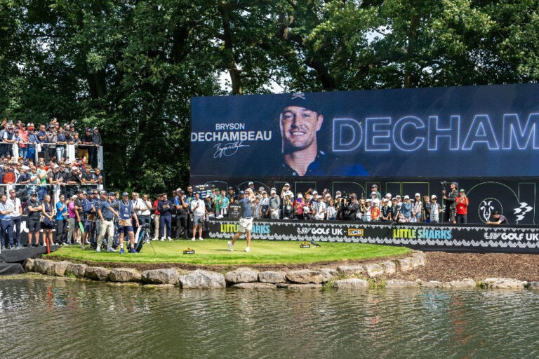 Bryson DeChambeau at LIV Golf UK