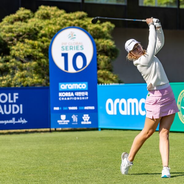 Mimi Rhodes pictured at the Aramco Korea Championship