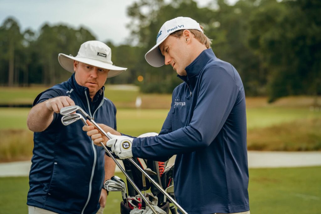 Russell Henley Checks Out Titleist T-Series Irons