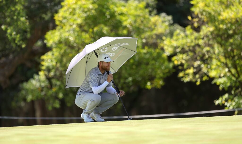 Scott Vincent of Zimbabwe during round four of International Series Morocco at Royal Golf Dar Es Salam