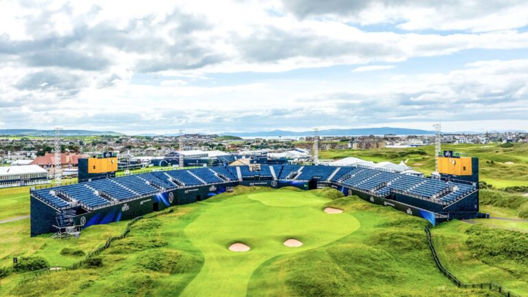 The 153rd Open at Royal Portrush Stands