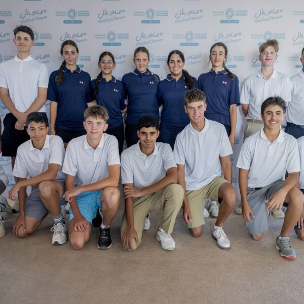The Elite Sport Scholarship Program athletes take part in the four-day experience hosted at Riyadh Golf Club