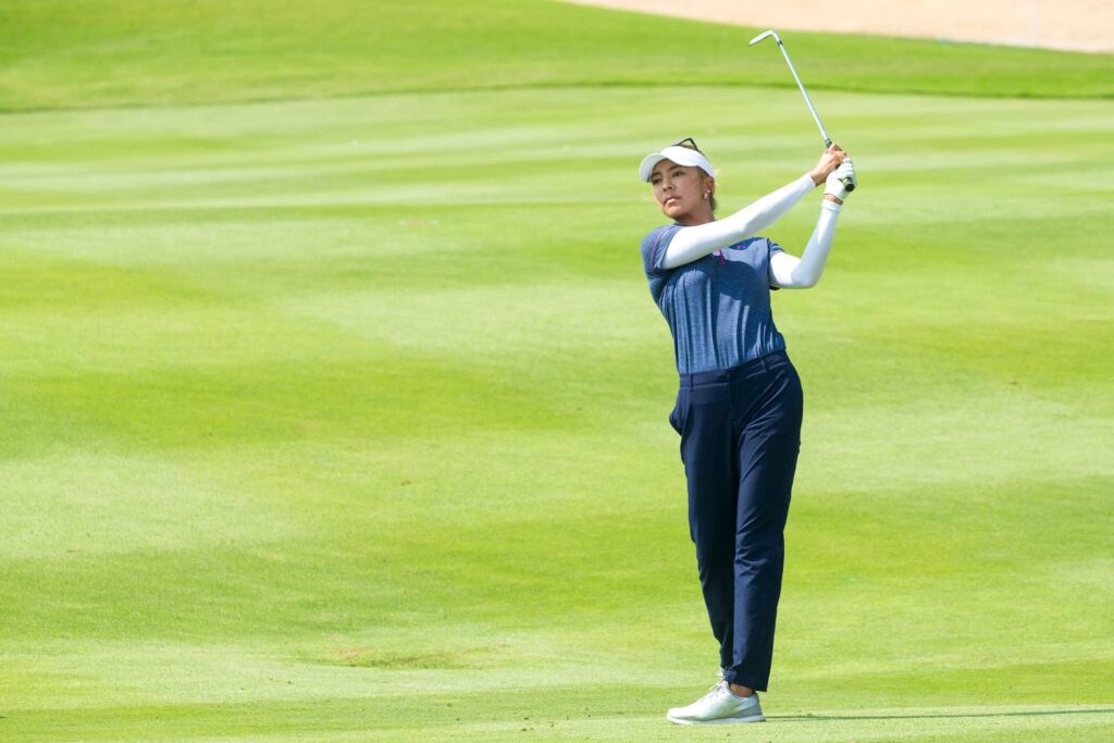 Alison Lee pictured at the Aramco Saudi Ladies International