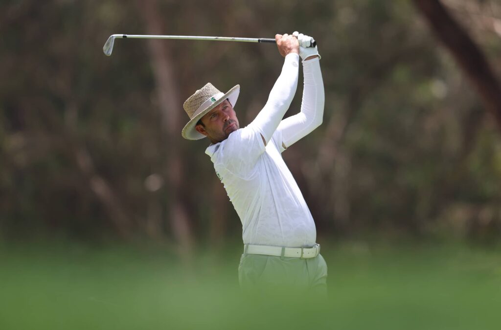 Charl Schwartzel of South Africa pictured during the first round of International Series Morocco at Royal Golf Dar Es Salam (Red Course)