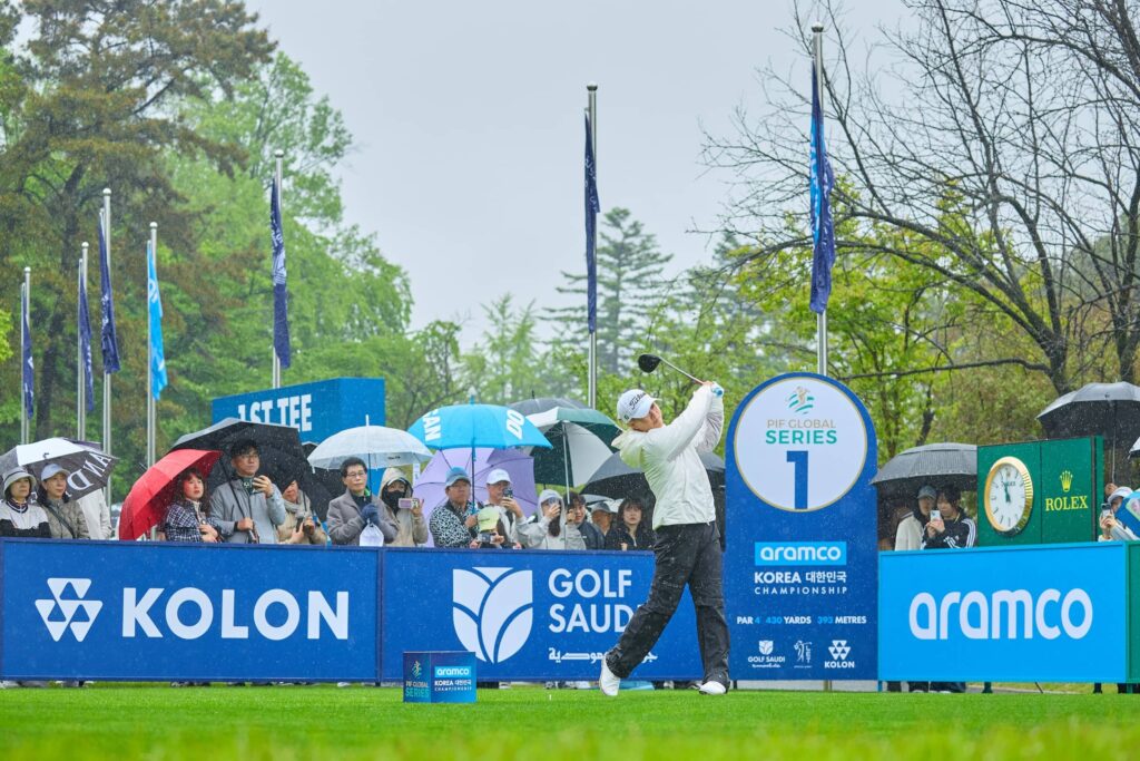 Danielle Kang pictured at the Aramco Korea Championship