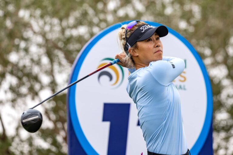 Danielle Kang pictured at the Saudi Ladies International